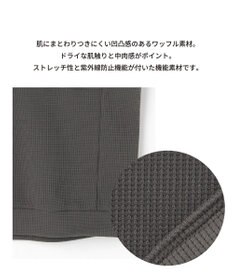 PW CIRCULUS 今が旬トップス！【ドライな肌触り / UV遮蔽率98.9% UVカット / ストレッチ】【WOMEN】ワッフルハーフジップ  ゴルフウェア レディース