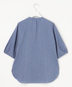 J.PRESS LADIES 【洗える】ラミーポプリン 前開き ブラウス