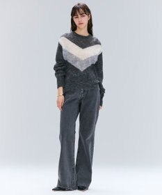 BEIGE， MARS / キッドモヘアインターシャニット