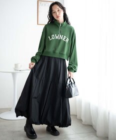 WEGO ハーフジップショートスウェット