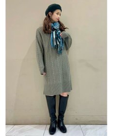 Green Parks カシミヤライクチェックストール
