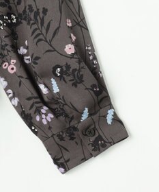 自由区 S 【WEB&一部店舗限定】ハーバルフロープリント8分袖 ワンピース