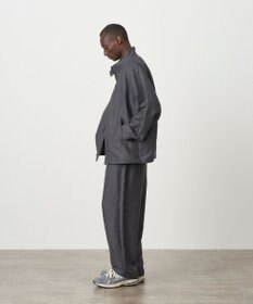 ATON COTTON HEMP SATIN | ベイカーパンツ - UNISEX