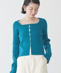 AMERICAN HOLIC スクエアリブニットカーディガン