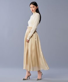 uncrave アルビニスタシフォンテレコ ハイネックカットソー（uncrave STANDARD）