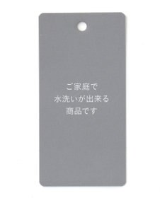 自由区 L 【洗える】ウェーブパターンプリント ブラウス