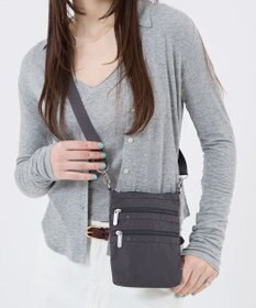 LeSportsac 3 ZIP CROSSBODY/サンダー