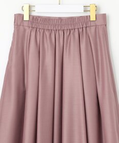 ANY SIS 【洗える】シアーチンツタック スカート