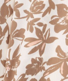 自由区 【カタログ掲載・洗える】スノーフラワープリント スカート