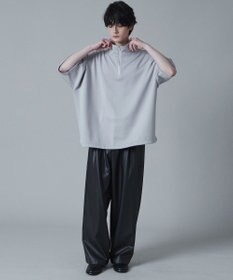 WEGO ドロストスーパーBIGハーフジップT（S）