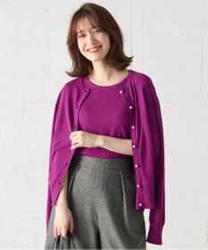 ANY 【洗濯機可/UVカット】パールポイントアンサンブル