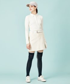 23区GOLF 【WOMEN】【手洗い可】クロスサーモツイル 台形 スカート