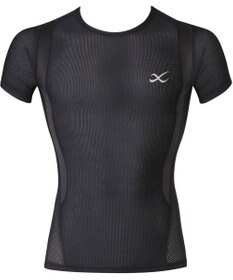 CW-X 【MEN】 CW-X 機能性トップス 【JYURYU TOP】 メッシュ 半袖 肩が動かしやすくなる 運動時の疲労を軽減 ゴルフ 球技 マラソン JAO395 /ワコール