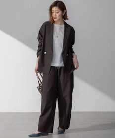 23区 L MANTECO ブライトワッシャー ワイド パンツ