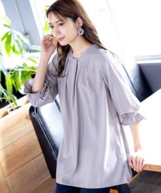 Tiaclasse L 【洗える】ボウタイ風チュニック