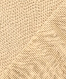 ANY 【洗濯機可/UVカット/アンチピリング】ハーフスリーブガーターニット