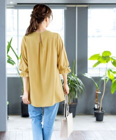 Tiaclasse L 【洗える】ボウタイ風チュニック