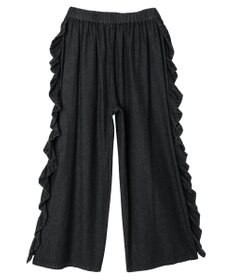 Green Parks ■ＥＳＣＡＲ　デニムサイドラッフルパンツ