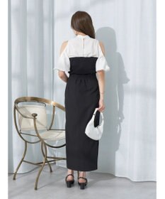 earth music&ecology オープンショルダードッキングプルオーバー