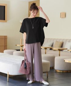 Tiaclasse 【新色追加・洗える】プリーツパンツ