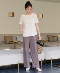 Tiaclasse 【新色追加・洗える】プリーツパンツ