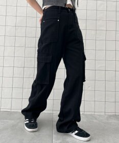 WEGO マルチポケットワイドカーゴパンツ