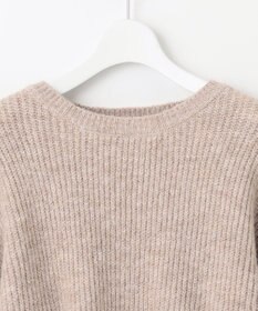 Feroux 【洗える】片畦プルオーバーニット