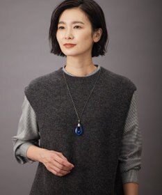 J.PRESS LADIES リバーシブルマーブル ネックレス