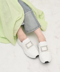 Bridget Birkin 【Bridget Birkin】ビジューバックルニットスニーカー