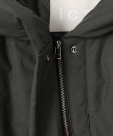 ICB 【WEB限定カラーあり・撥水加工】ADSダウン フーデットミドル丈コート