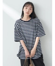 earth music&ecology ラウンドチュニックＴ