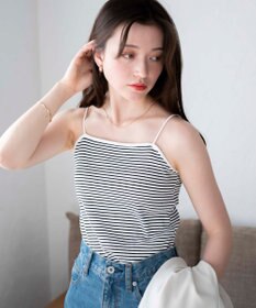 WEGO 【カップ付き/SMサイズ展開】なちゅ盛れカップインキャミ