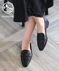 APOM 日本製 晴雨兼用スクエアトゥコインローファー15＜CRAHUG限定＞