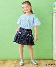 ANY KIDS 【ディズニー/FROZEN】【綿100%】袖チュール Tシャツ