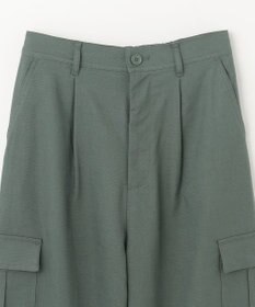 ANY L 【ウエストゴム】清涼リネンカーゴパンツ