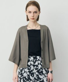 ICB L フライスリーブ Vネックカーディガン