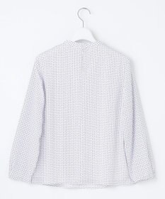 J.PRESS LADIES 幾何プリント ボウタイ カットソー