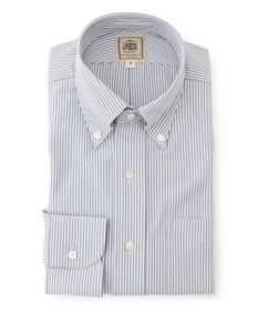 J.PRESS MEN 【接触冷感 / 吸水速乾 / UVカット / 高通気性】【SMART TECH】 ロンドンストライプ ジャージーシャツ ネイビー系1