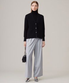 ICB 【洗える】ソフトカシミヤミックス Vネックニットカーディガン