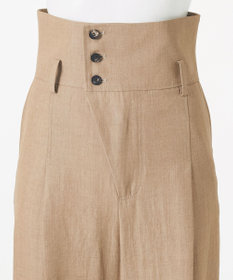 23区 【GOLD LABEL】ナチュラルシャンブレー タックパンツ