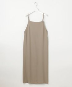 J.PRESS LADIES S 【洗える・UVカット・接触冷感】ストレッチバックサテン キャミワンピース