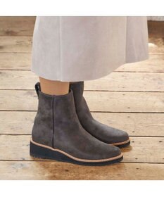 MODE ET JACOMO <carino>【レイン・スノー対応】ウエッジヒールショートブーツ