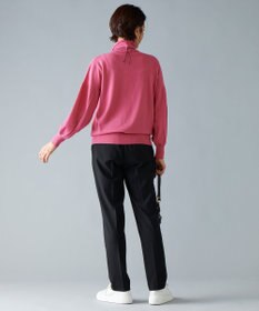 自由区 【撥水加工・洗える】TRギャバ裏起毛テーパード パンツ