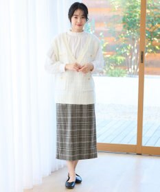 ANY 【ウエストゴム/ストレッチ】チェックタイトスカート