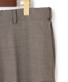 J.PRESS MEN 【J.PRESS ORIGINALS】【UNISEX】Wool Polyester Gunclub Check Piped Stem Nontuck Slacks