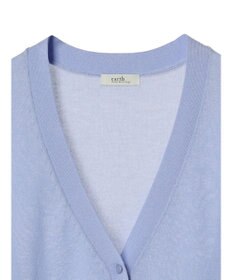 earth music&ecology シアーラメＶネックカーディガン