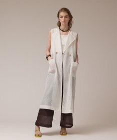 GRACE CONTINENTAL カラミロングジレ