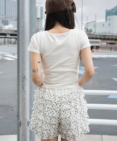 WEGO ヴィンテージライクレースアップT