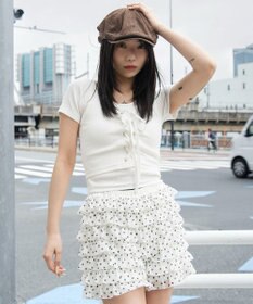 WEGO ヴィンテージライクレースアップT