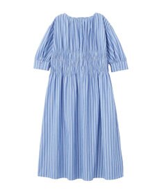 CRAFT STANDARD BOUTIQUE インド製 ハーフスリーブシャーリングワンピース